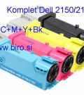 Komplet Fenix D-2150/2155 C+M+Y+ Bk tonerji XL nadomeščjo tonerje Dell 2150/2155 za Dell 2150CN, Dell 2150CDN, Dell 2155CN, Dell 2155CDN velike kapacitete 3.000 strani črna in po 2.500 strani barvn tiskalnik, kartusa, laser, polnilo, trgovina, foto papir, pisarniski material