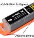 FENIX C-PGI-570XL PGBK črna 25ml za Canon Pixma MG5750, MG6850, MG6851, MG7750, MG7751, MG7752 - XL kapacitete (10%-14% Več izpisa), kvaliteta izpisa enaka originalu  tiskalnik, kartusa, laser, polnilo, trgovina, foto papir, pisarniski material