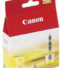 Canon CLI-8Y - 13ml yellow kartuša za tiskalnike PIXMA iP4200, iP5200, iP5200R, iP6600D, iX4000, iX5000, MP500, MP530, MP800, MP800R, MP830  tiskalnik, kartusa, laser, polnilo, trgovina, foto papir, pisarniski material